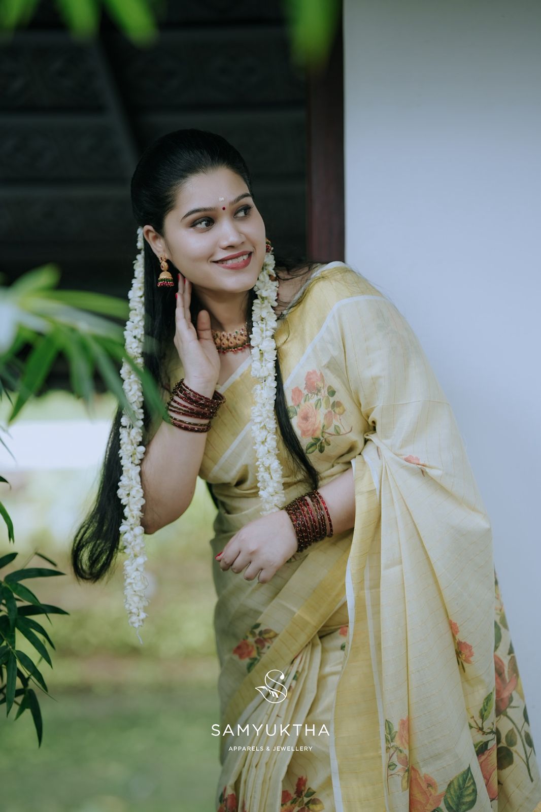 Traditional Kerala Kasavu By Samyuktha Fashion