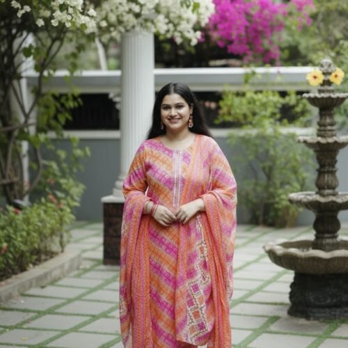 Premium multicoloured kurta set