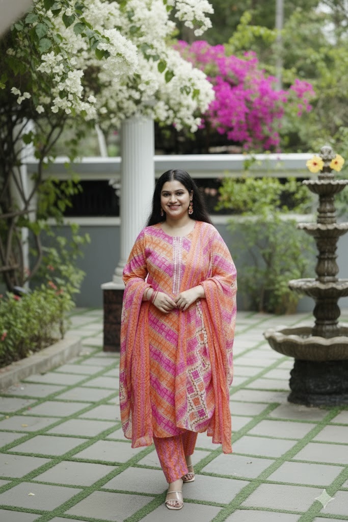 Premium multicoloured kurta set