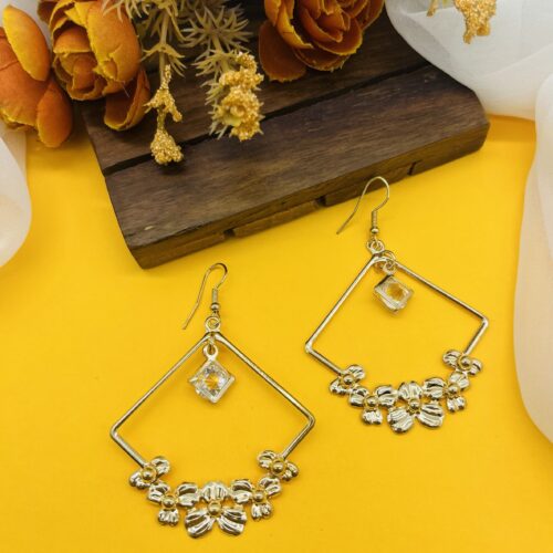 Floral Dangler Earrings