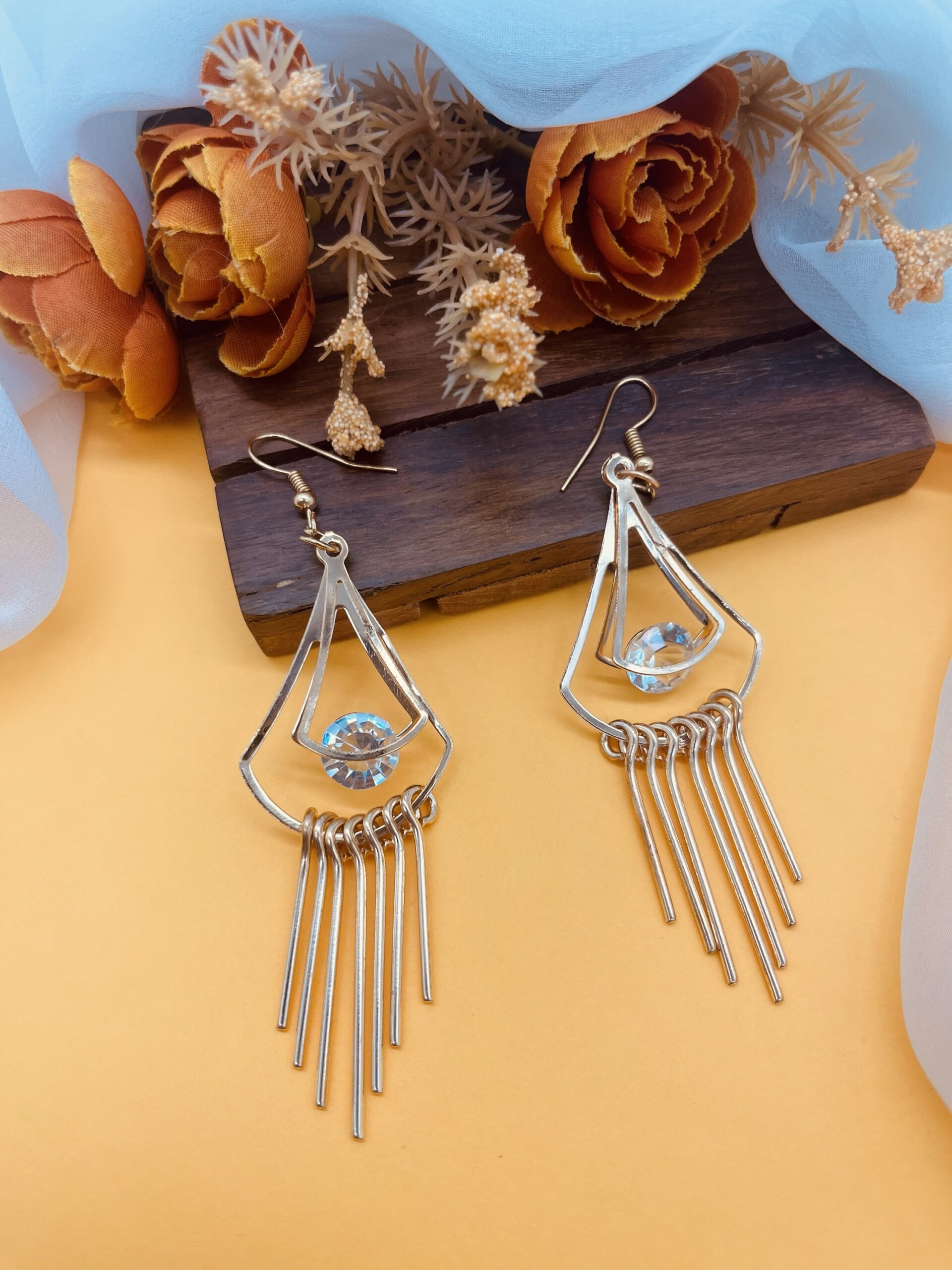 Layered Triangle Earrings