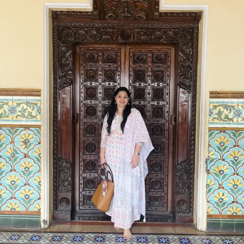 Premium mul cotton Anarkali set