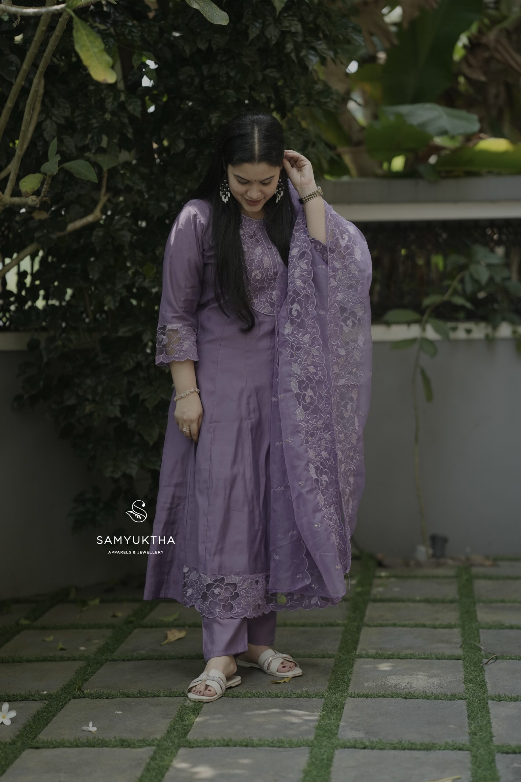 Premium A-line kurta set