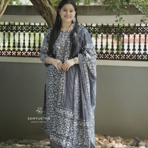 Premium chanderi kurta set