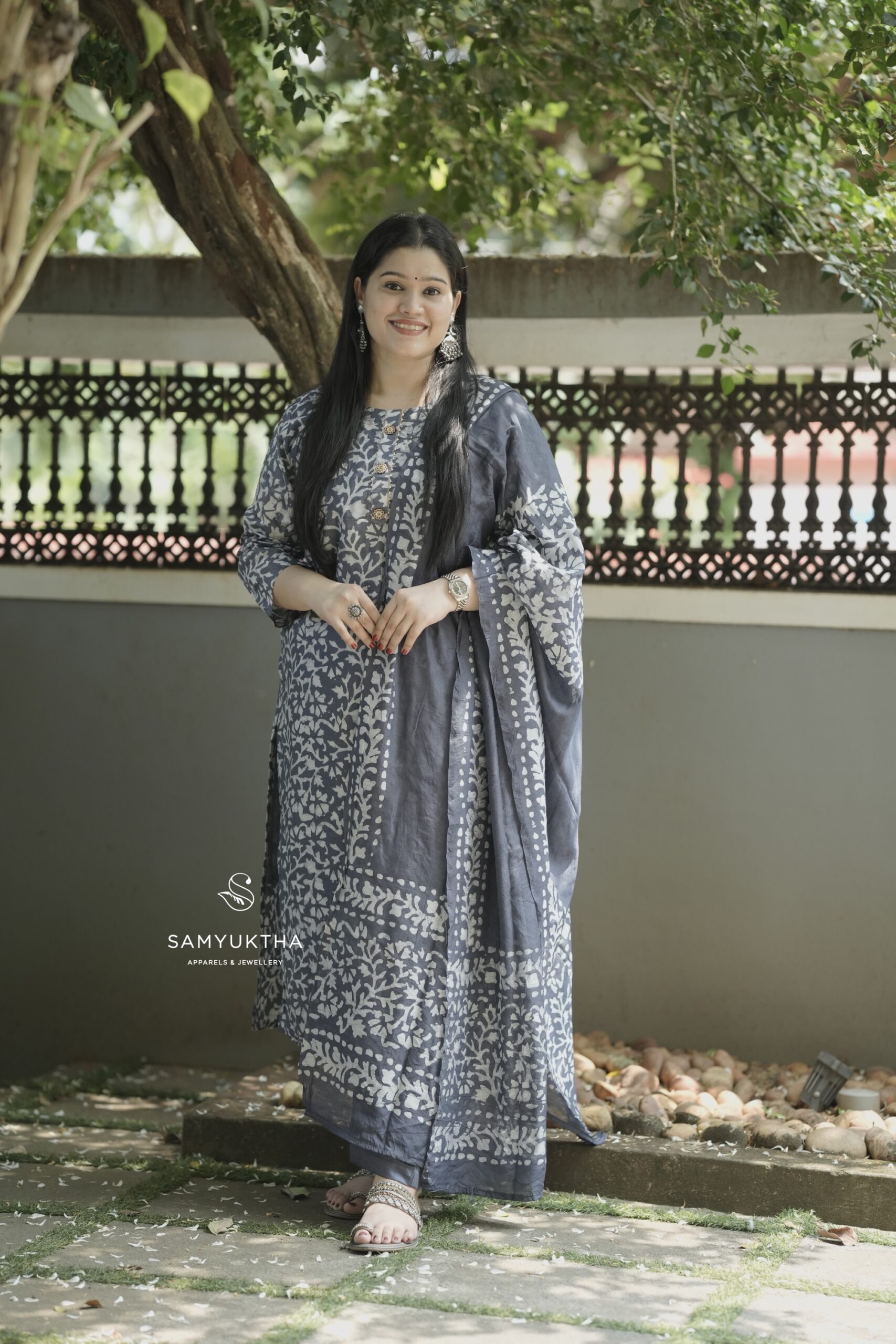 Premium chanderi kurta set