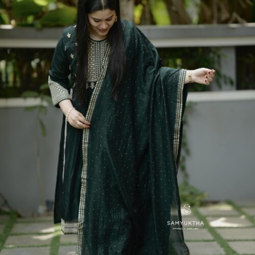 Premium chinon kurta set