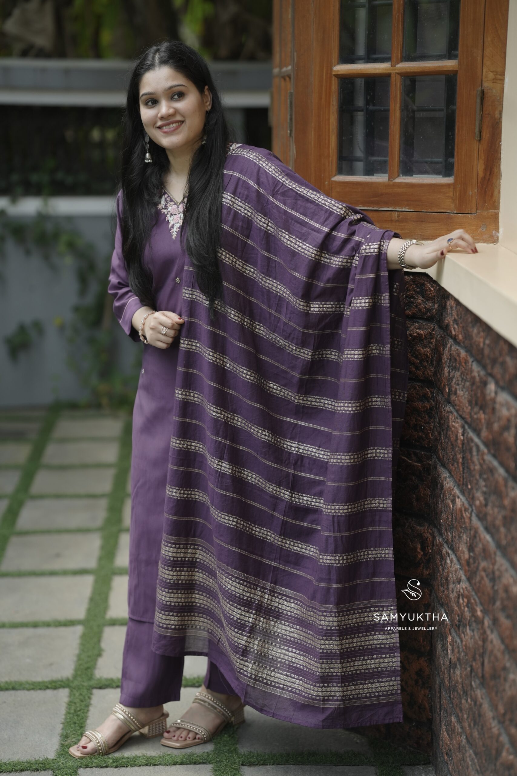 Premium Roman silk 3 piece set