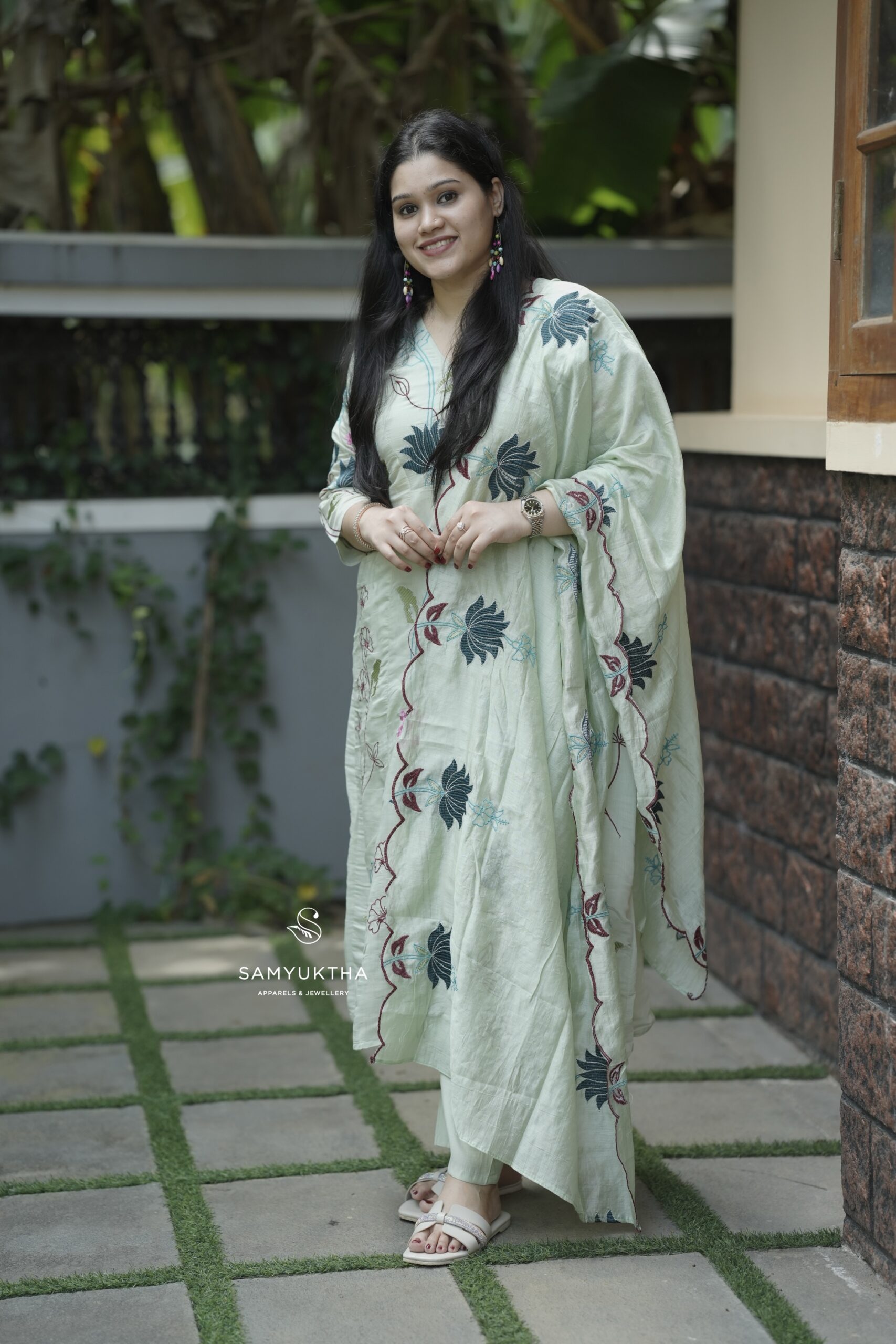 Premium mul chanderi set