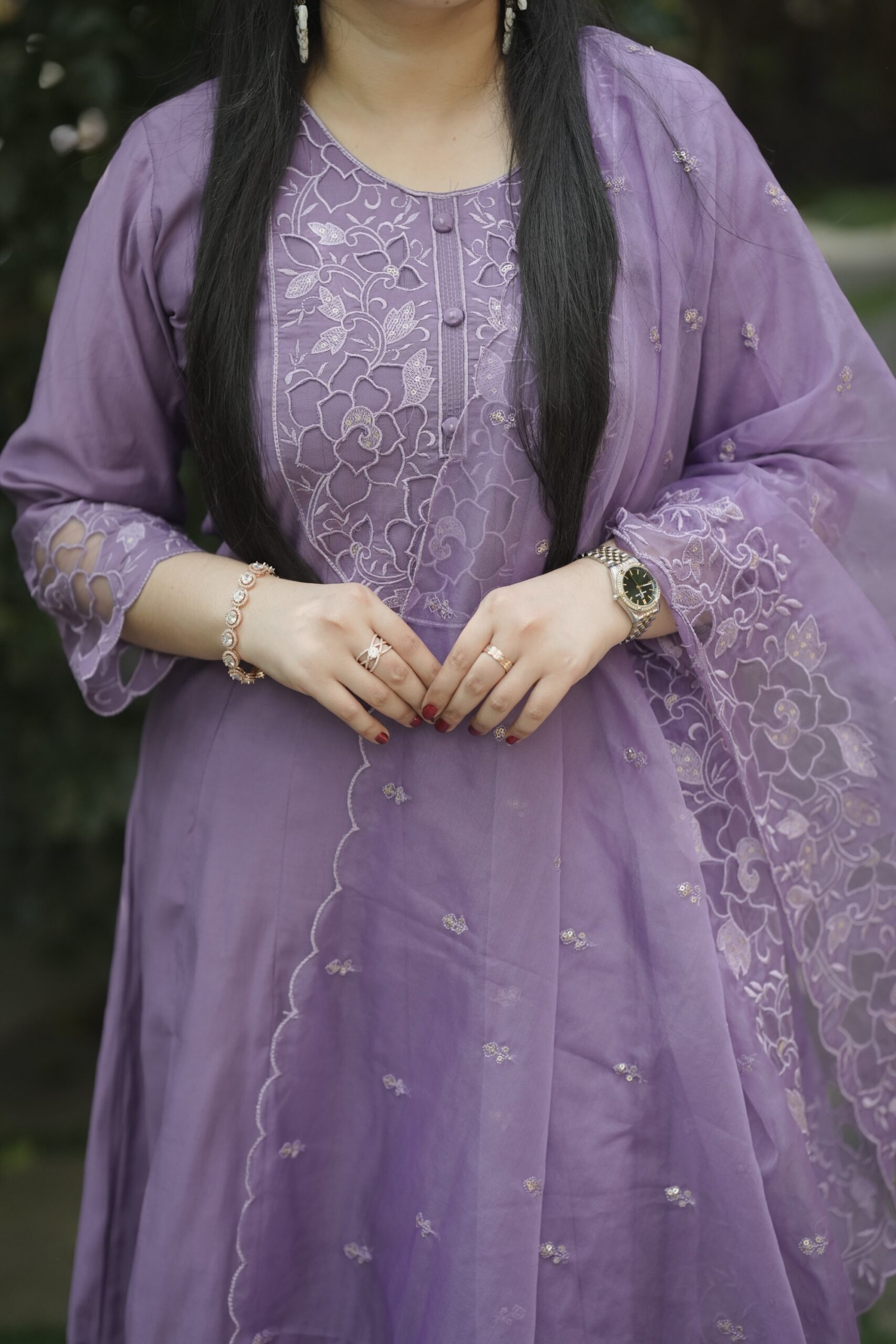Premium A-line kurta set - Image 3