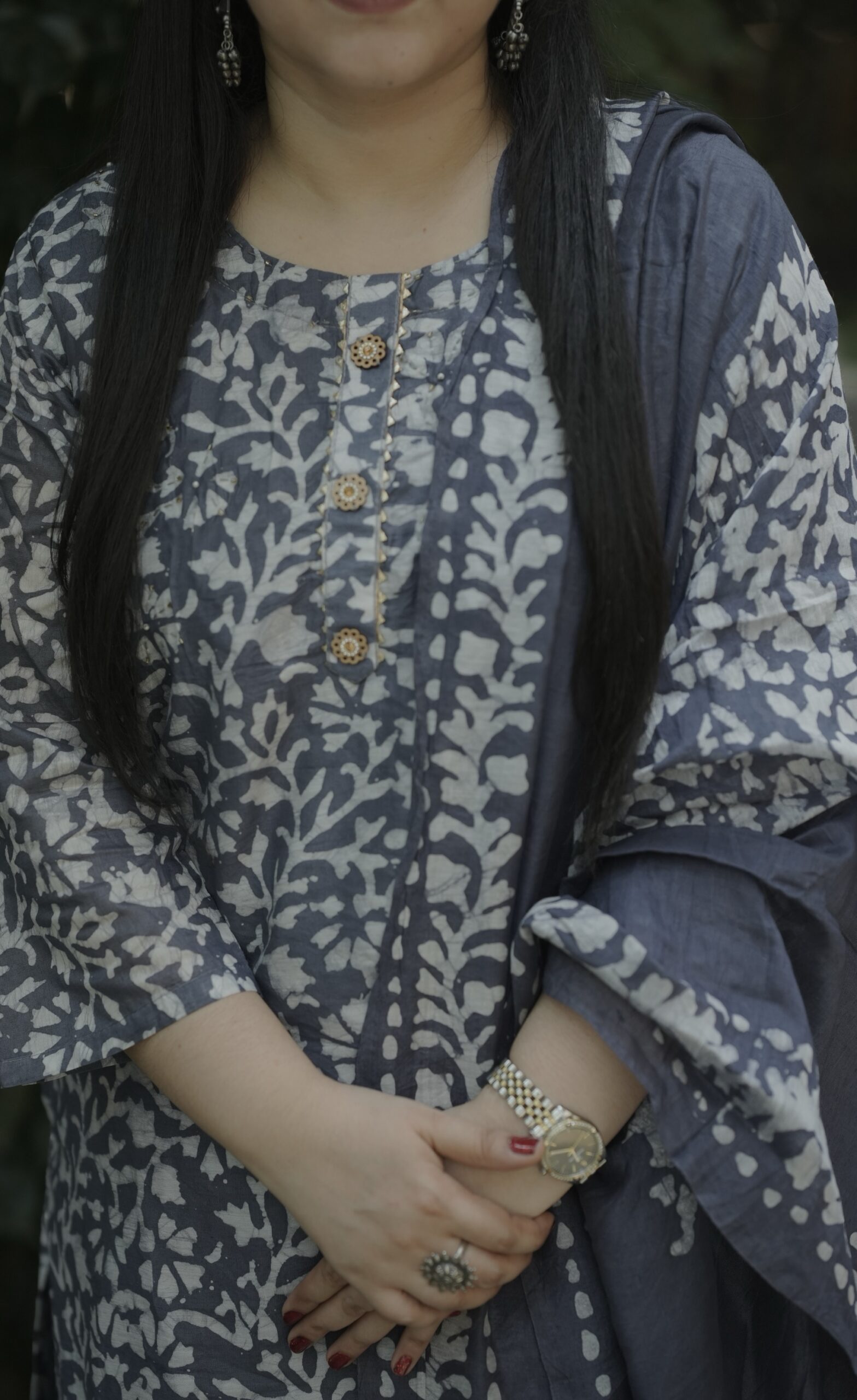 Premium chanderi kurta set - Image 2