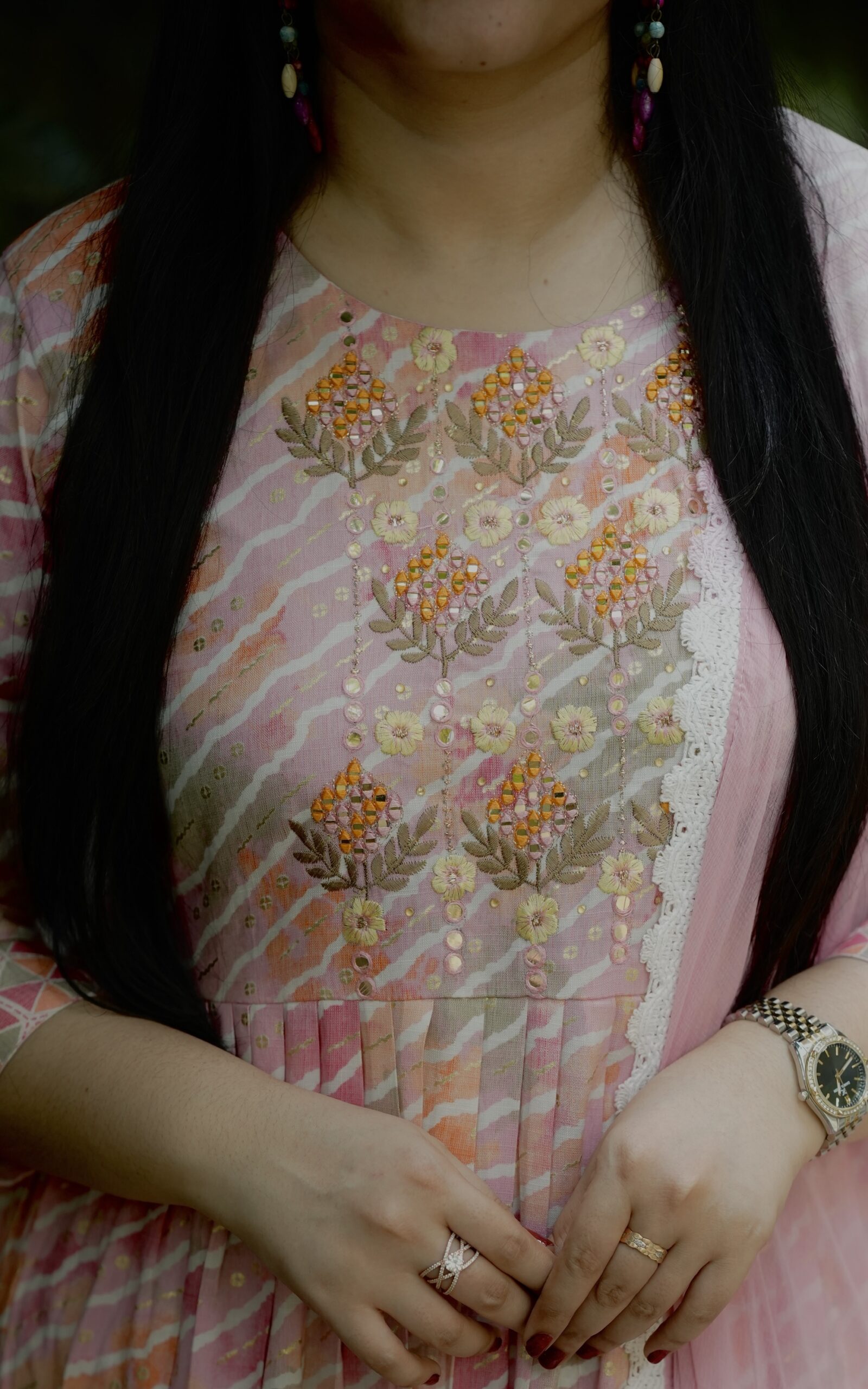 Premium multicoloured kurta set - Image 4