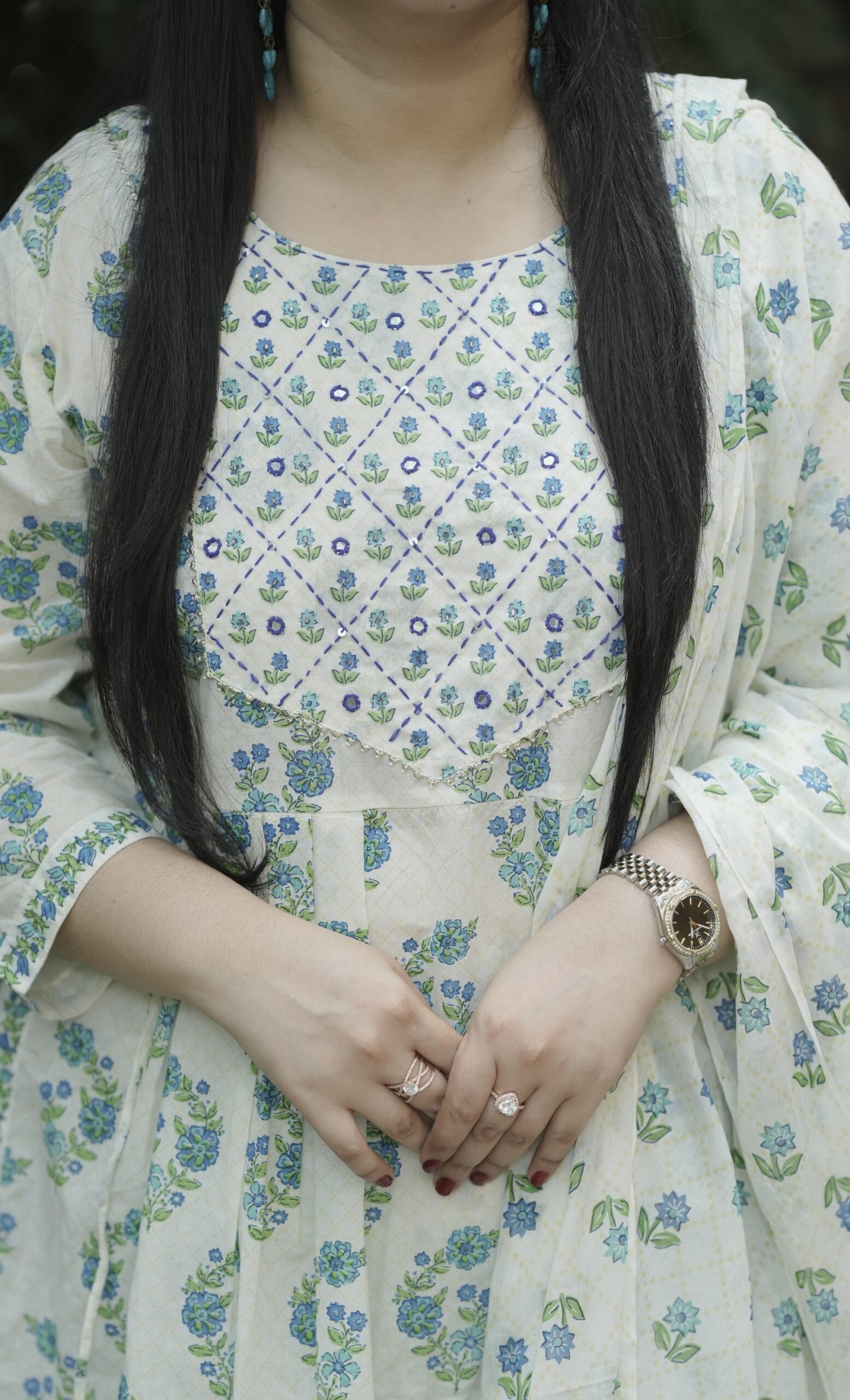 Block printed cotton set - Image 2