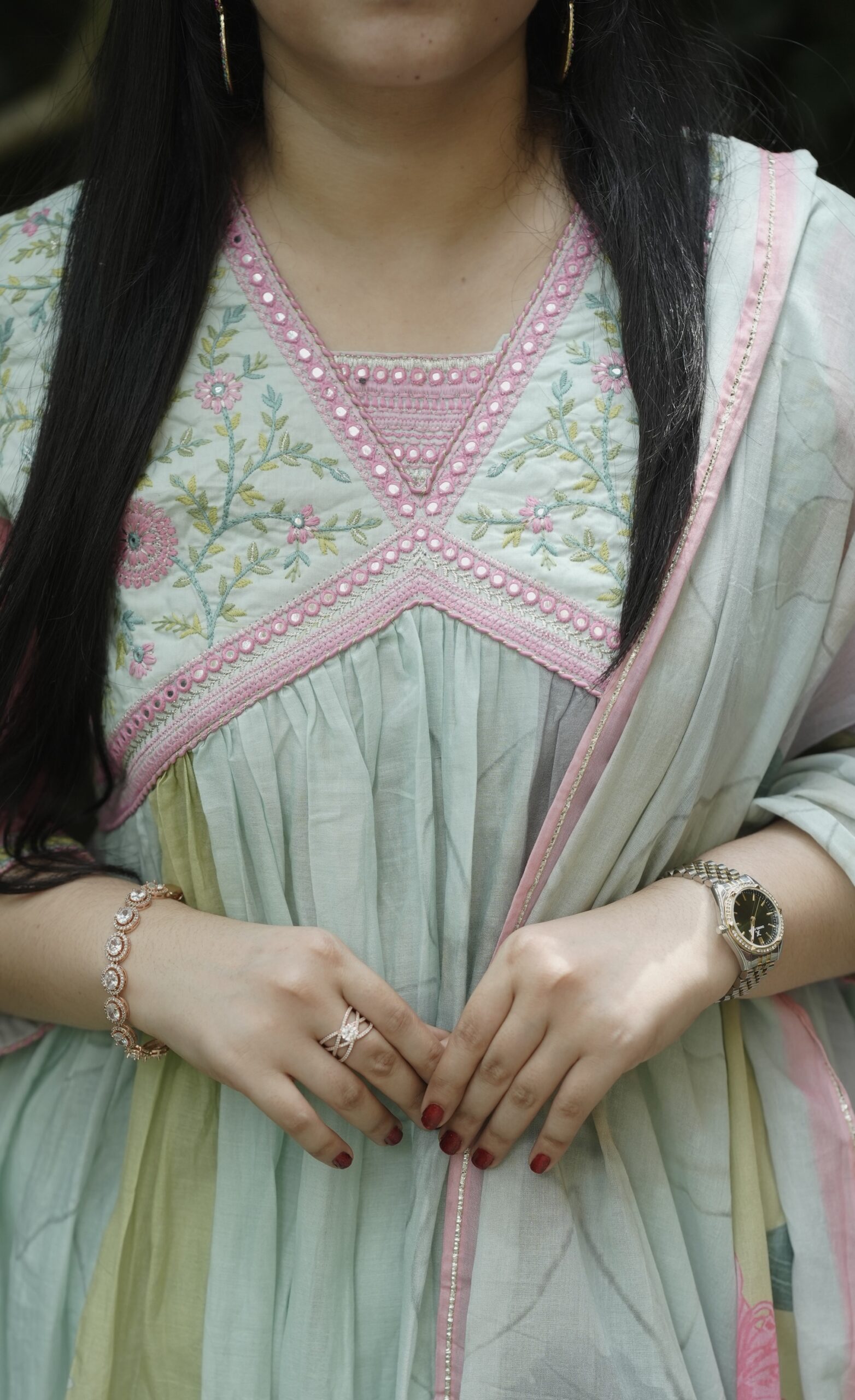 Premium Anarkali kurta set - Image 3