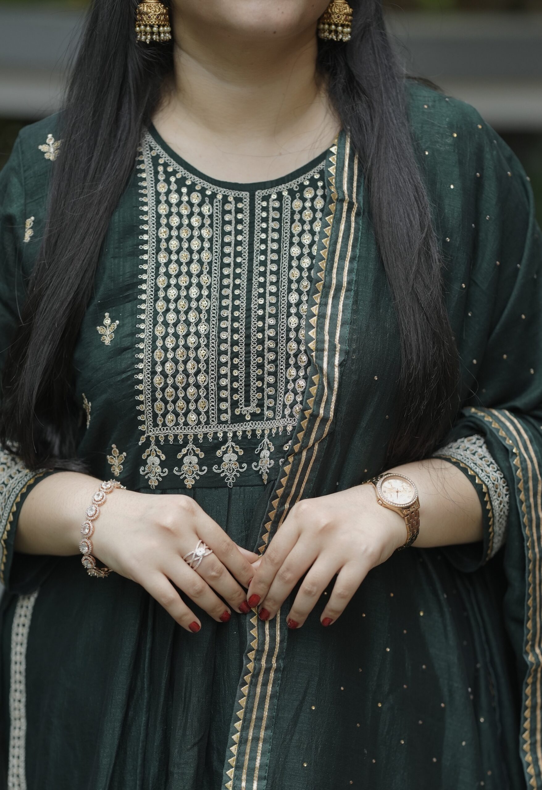 Premium chinon kurta set - Image 2