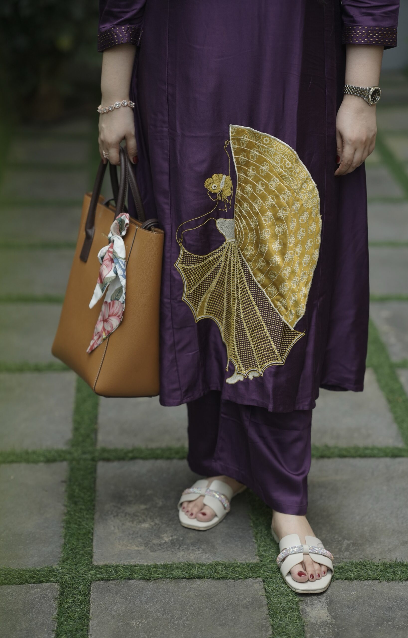 Premium Gajji silk 2 piece set - Image 3