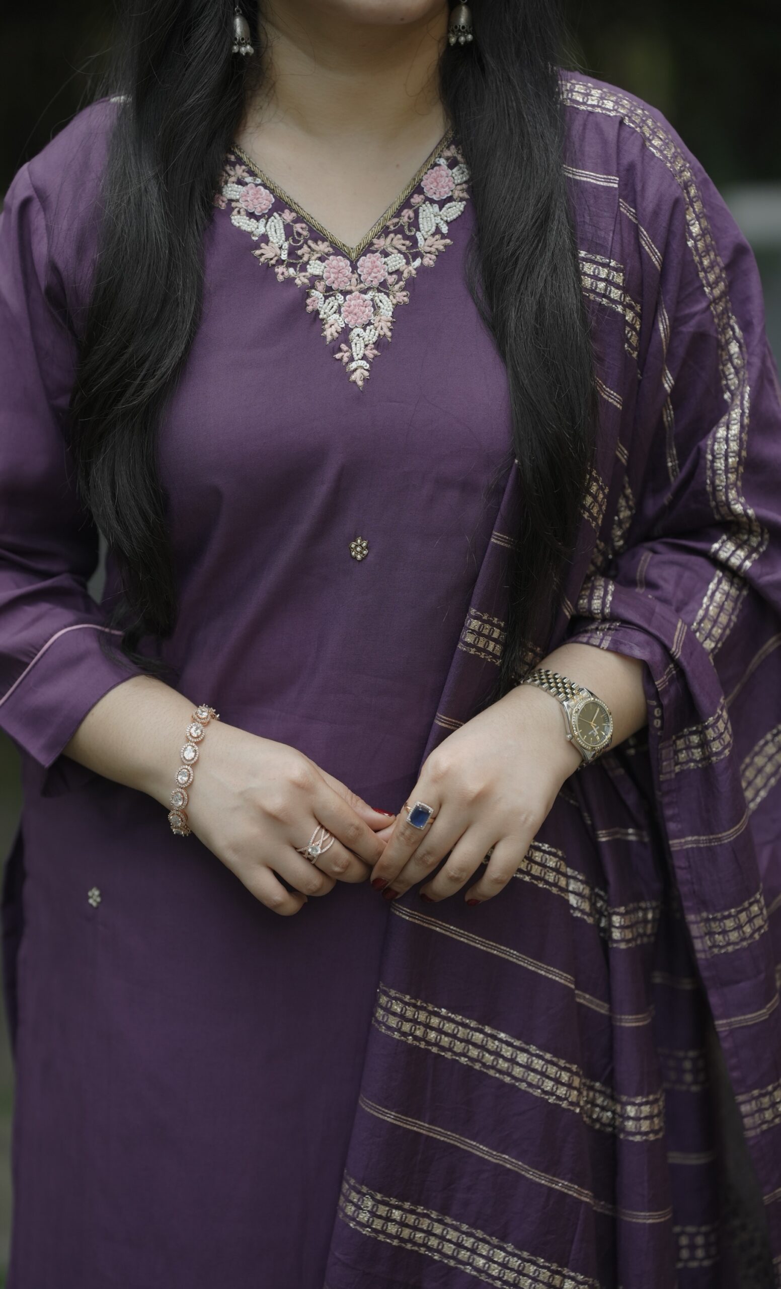 Premium Roman silk 3 piece set - Image 3