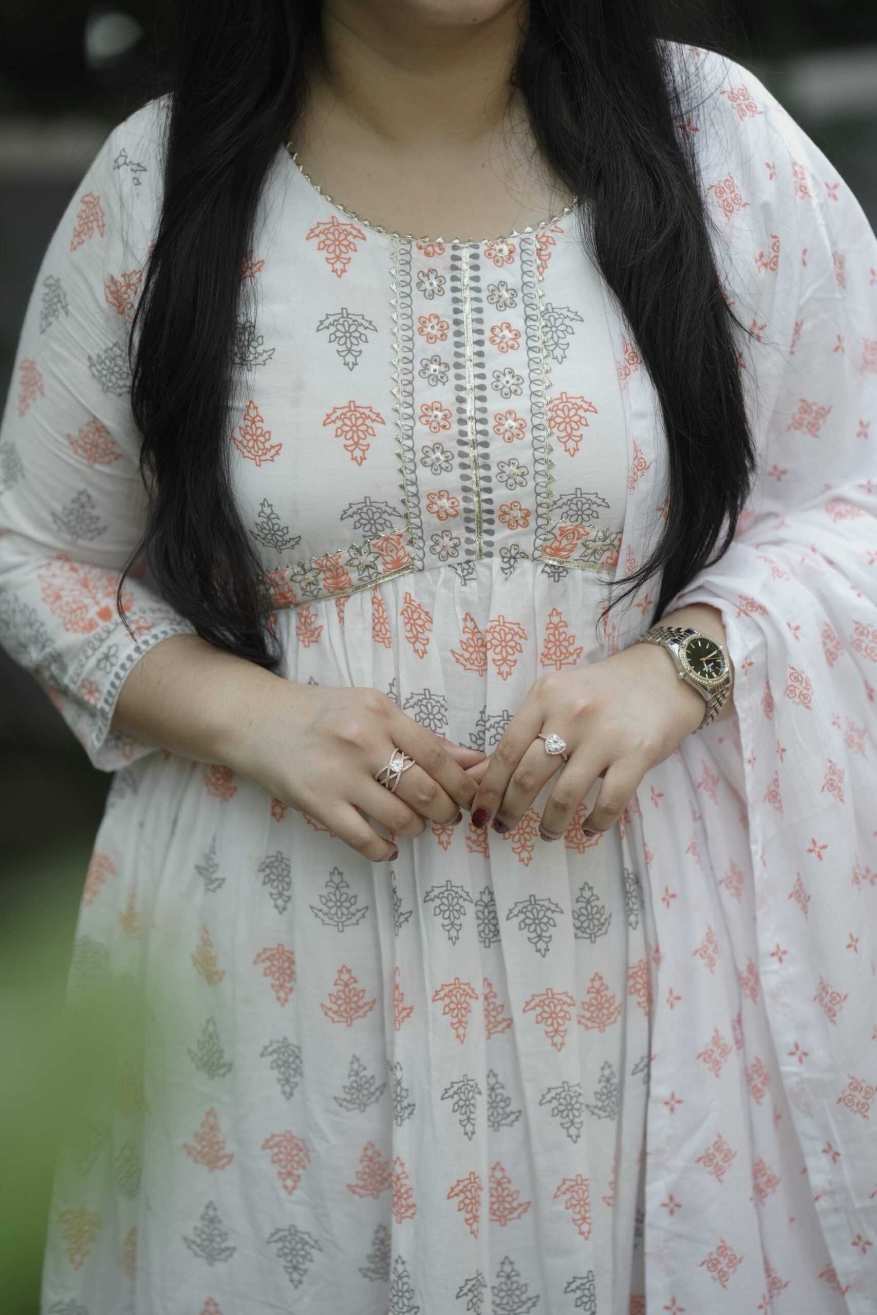 Premium mul cotton Anarkali set - Image 4