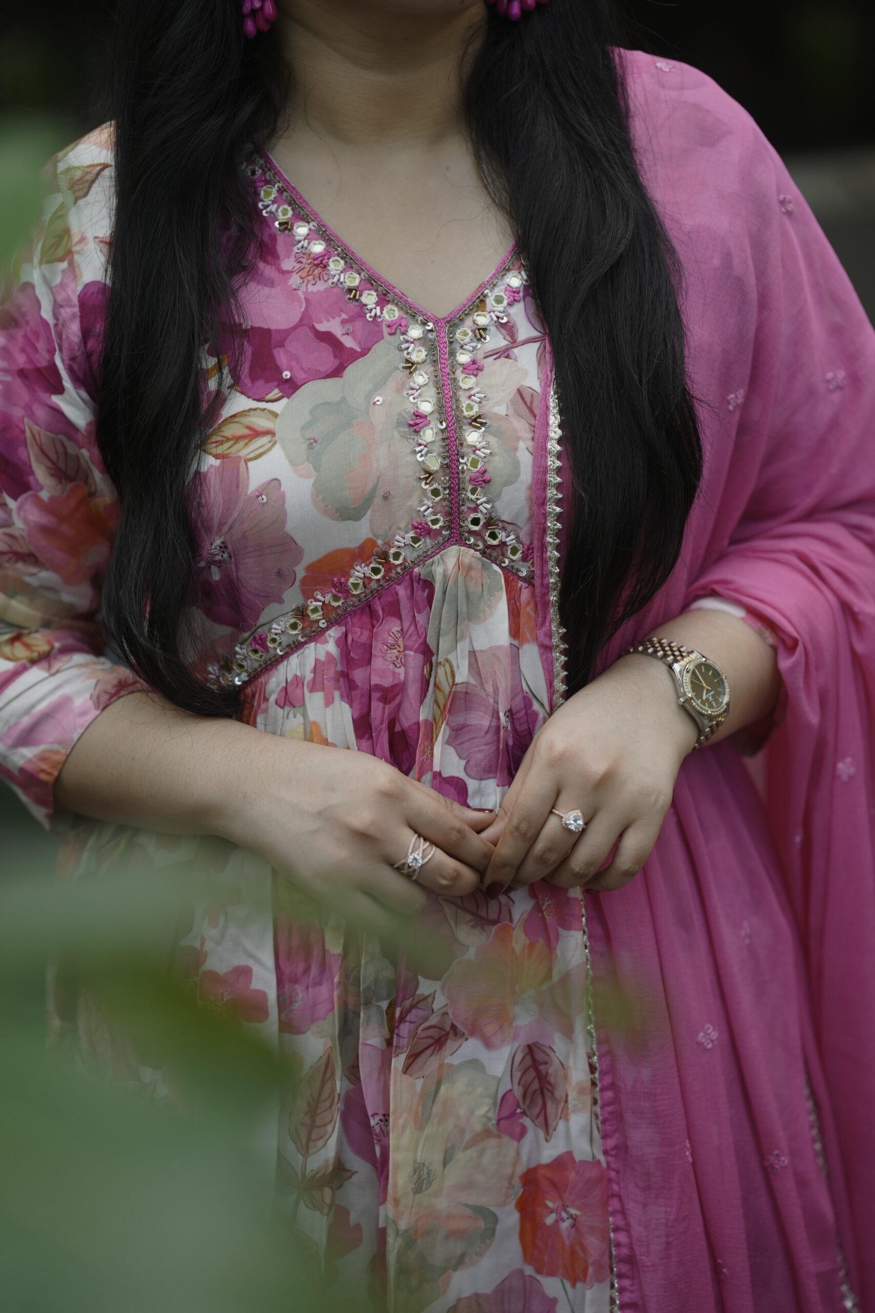 Premium chinon kurta set - Image 2