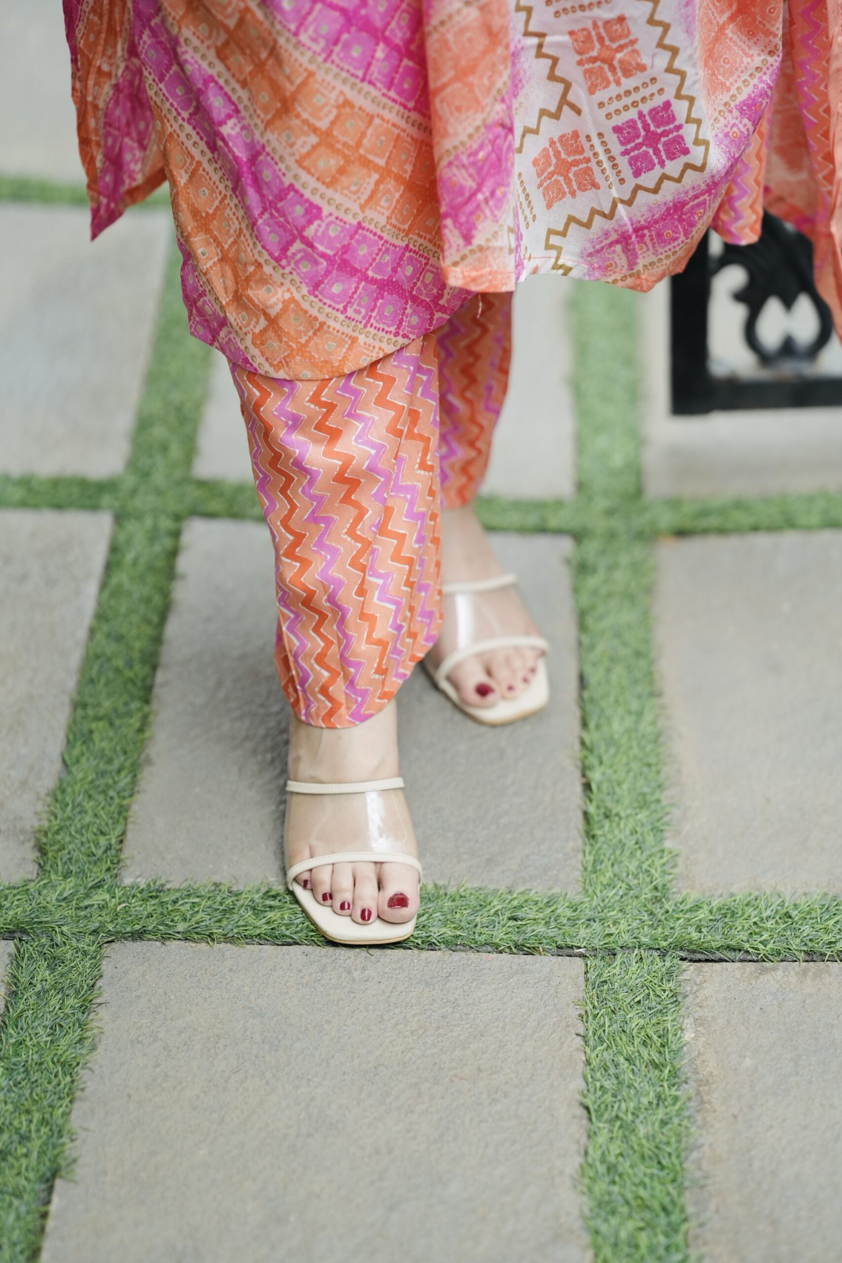 Premium multicoloured kurta set - Image 2