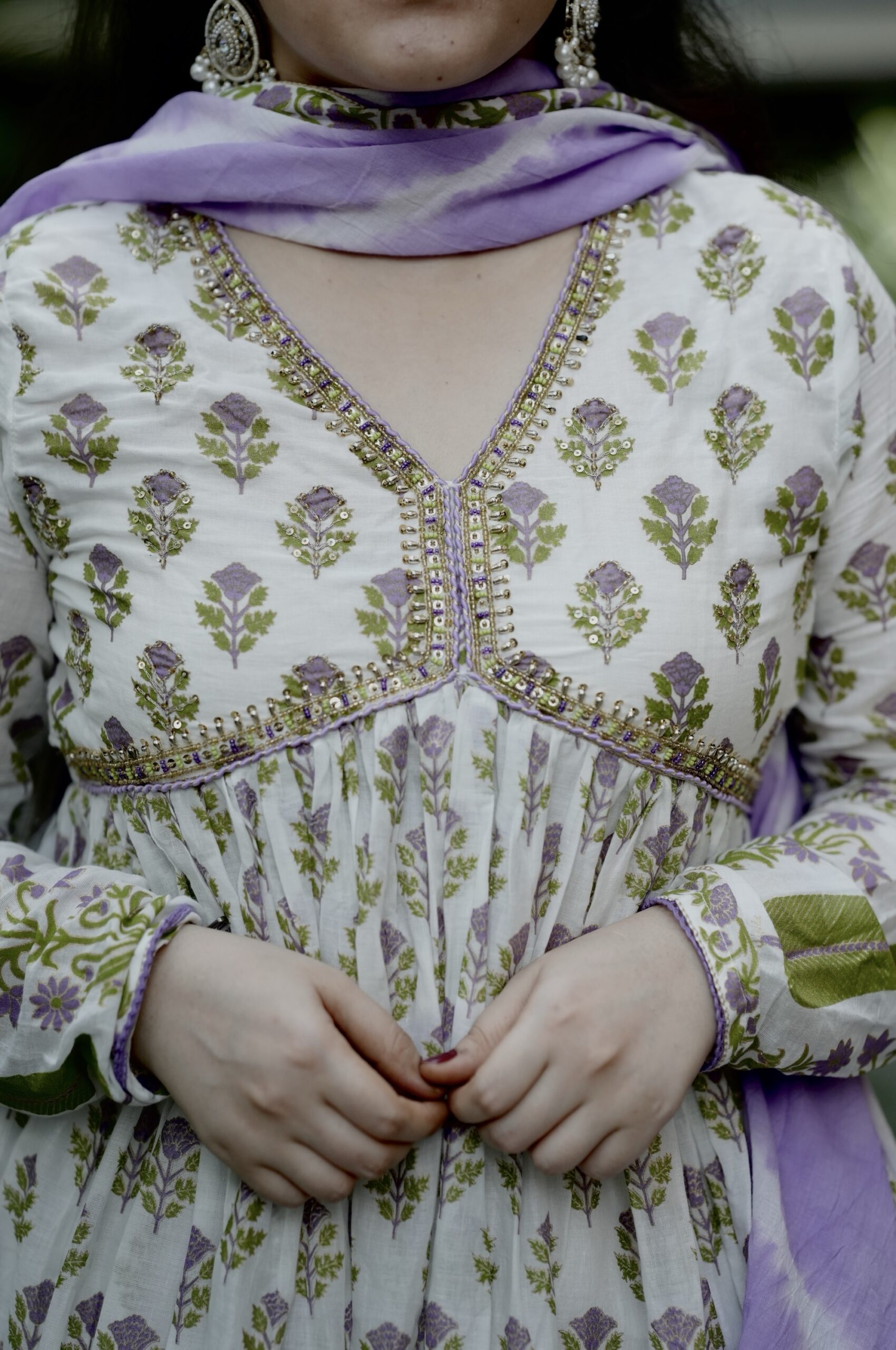 Premium Anarkali 3 piece set - Image 3