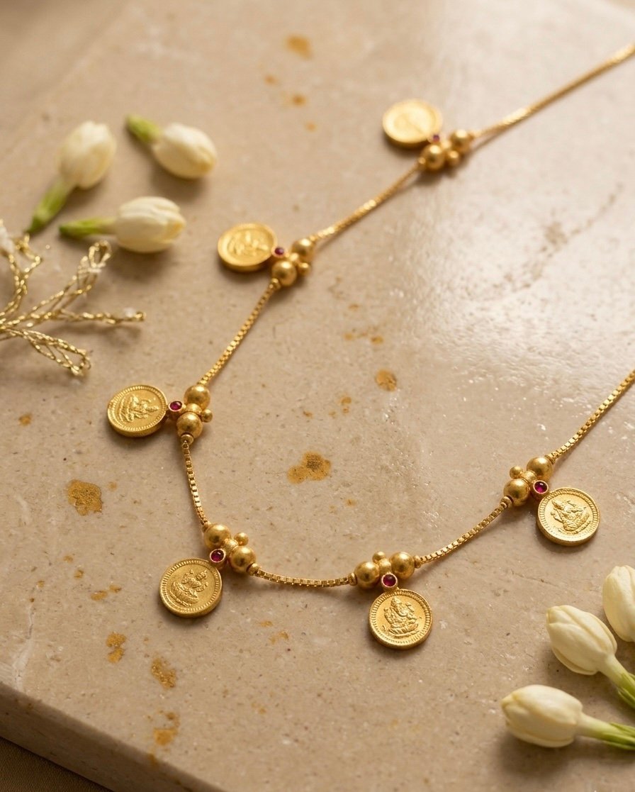 minimalist double sided traditional necklace - Image 3