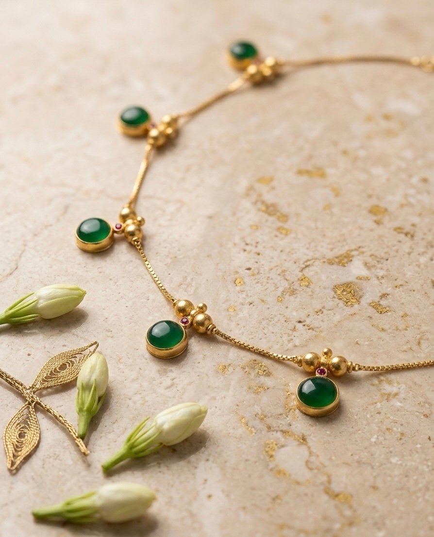 minimalist double sided traditional necklace - Image 2