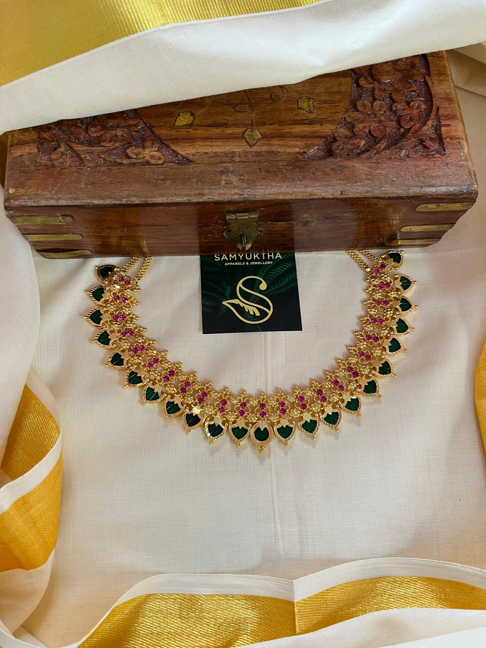 traditional Kerala Palakka Mala (necklace) - Image 2