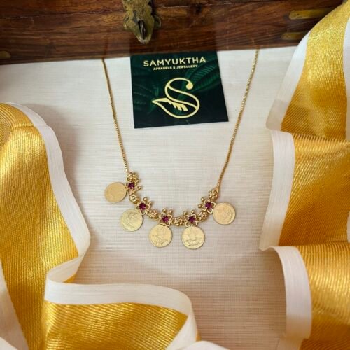 Minimalist coin necklace