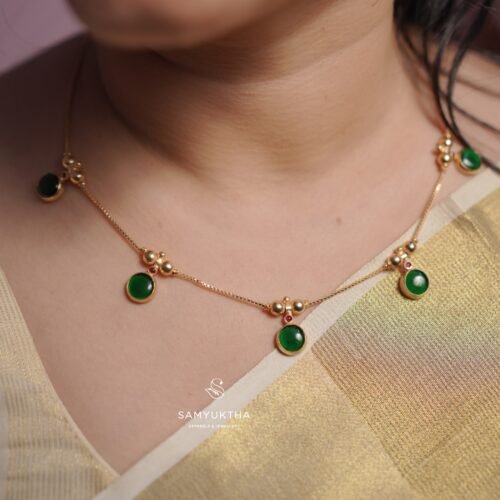 minimalist double sided traditional necklace
