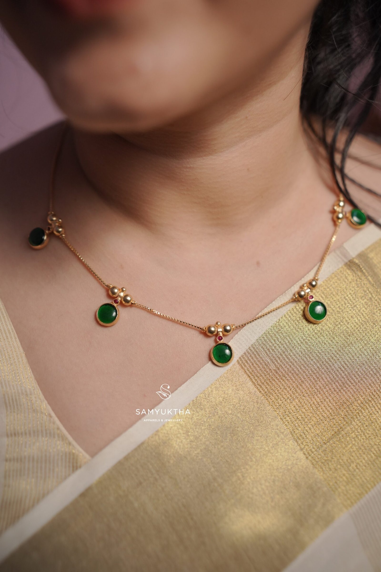 minimalist double sided traditional necklace
