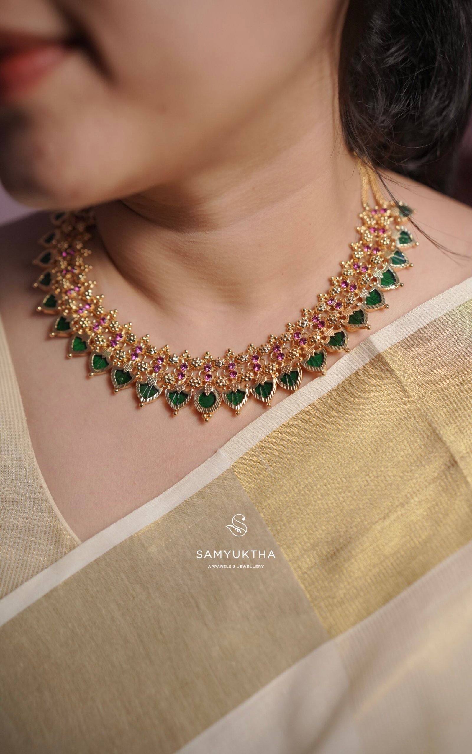 traditional Kerala Palakka Mala (necklace)