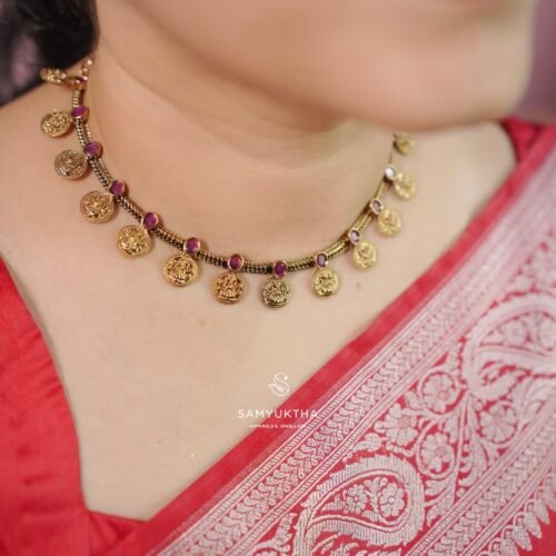 Premium Traditional Lakshmi Kasu Mala
