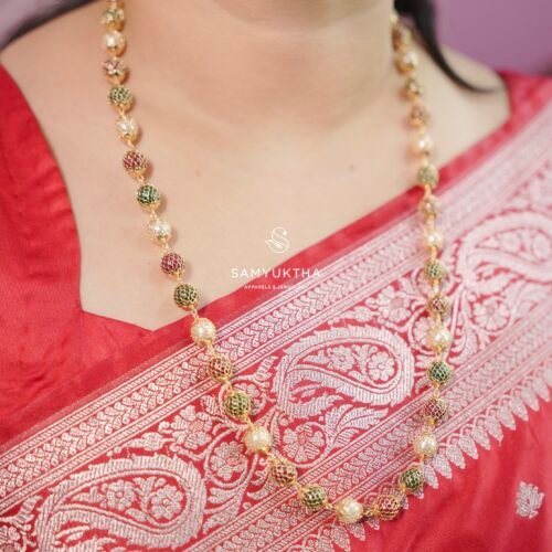 multi-colored bead mala 