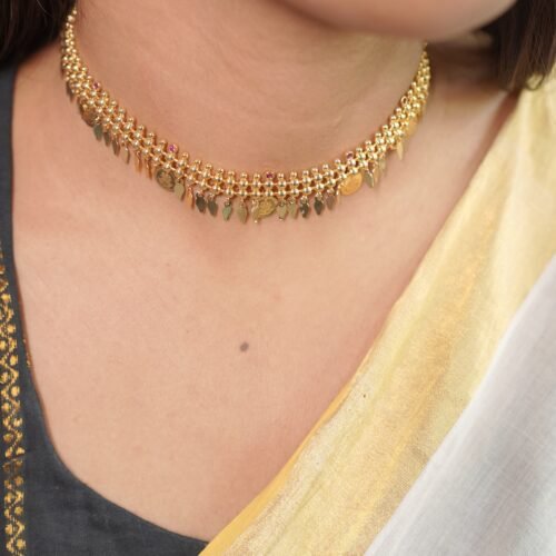 Premium coin Elakathali necklace