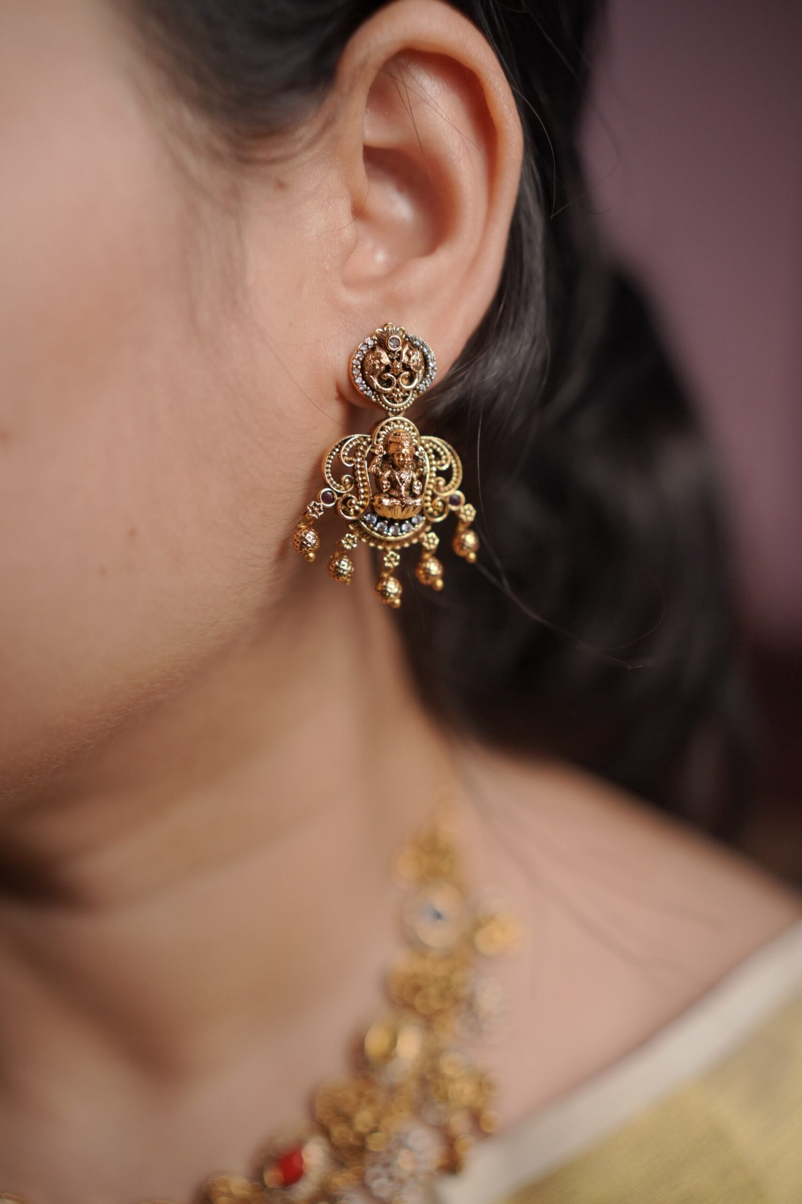 Premium antique Navaratna necklace - Image 2