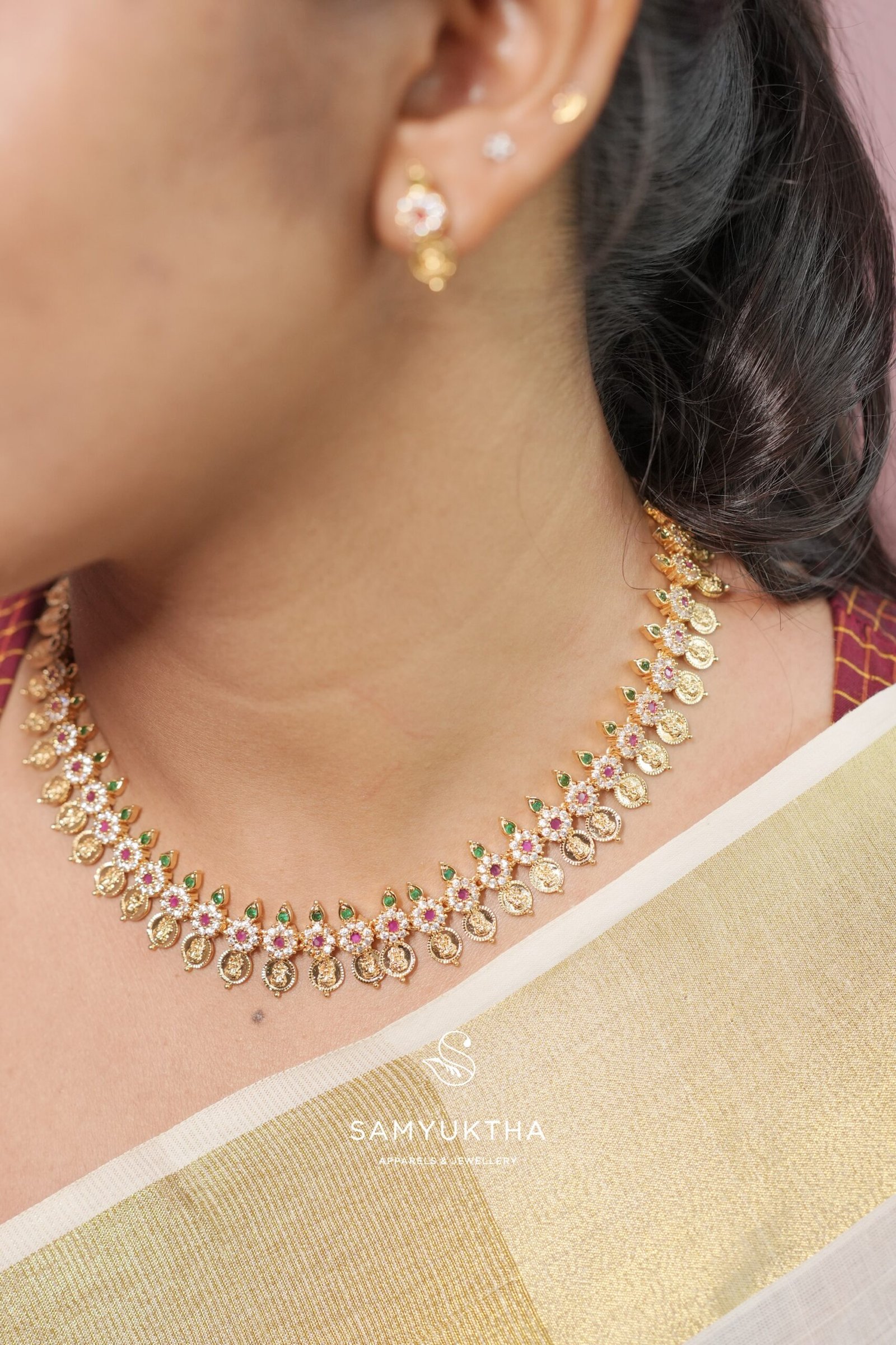 classic South Indian mini Kasu Mala