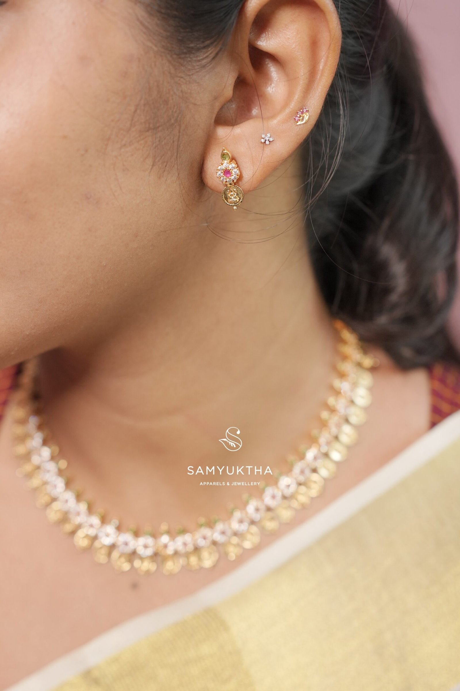 classic South Indian mini Kasu Mala - Image 2