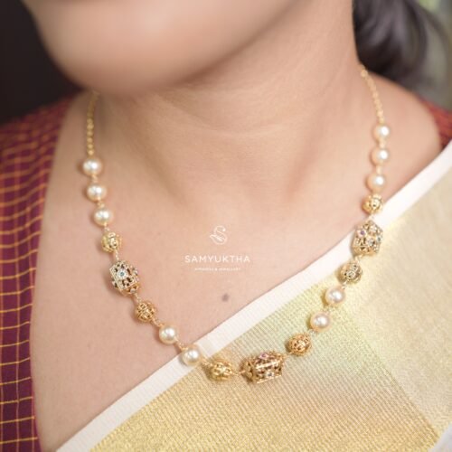 single-line fusion necklace