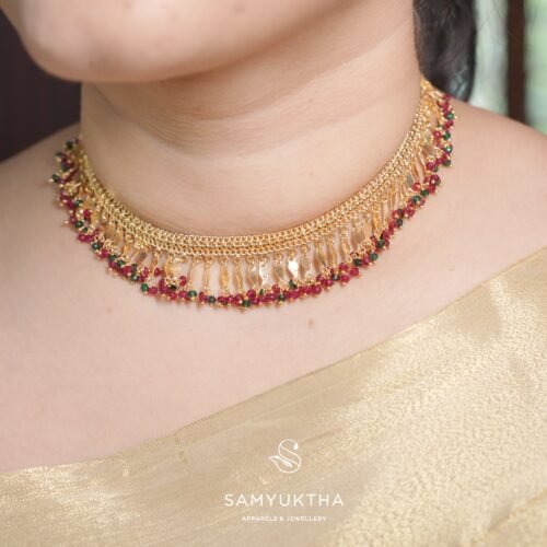Beaded Elakathali neckpiece