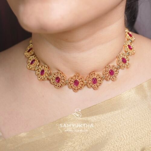 Gold Replica choker necklace