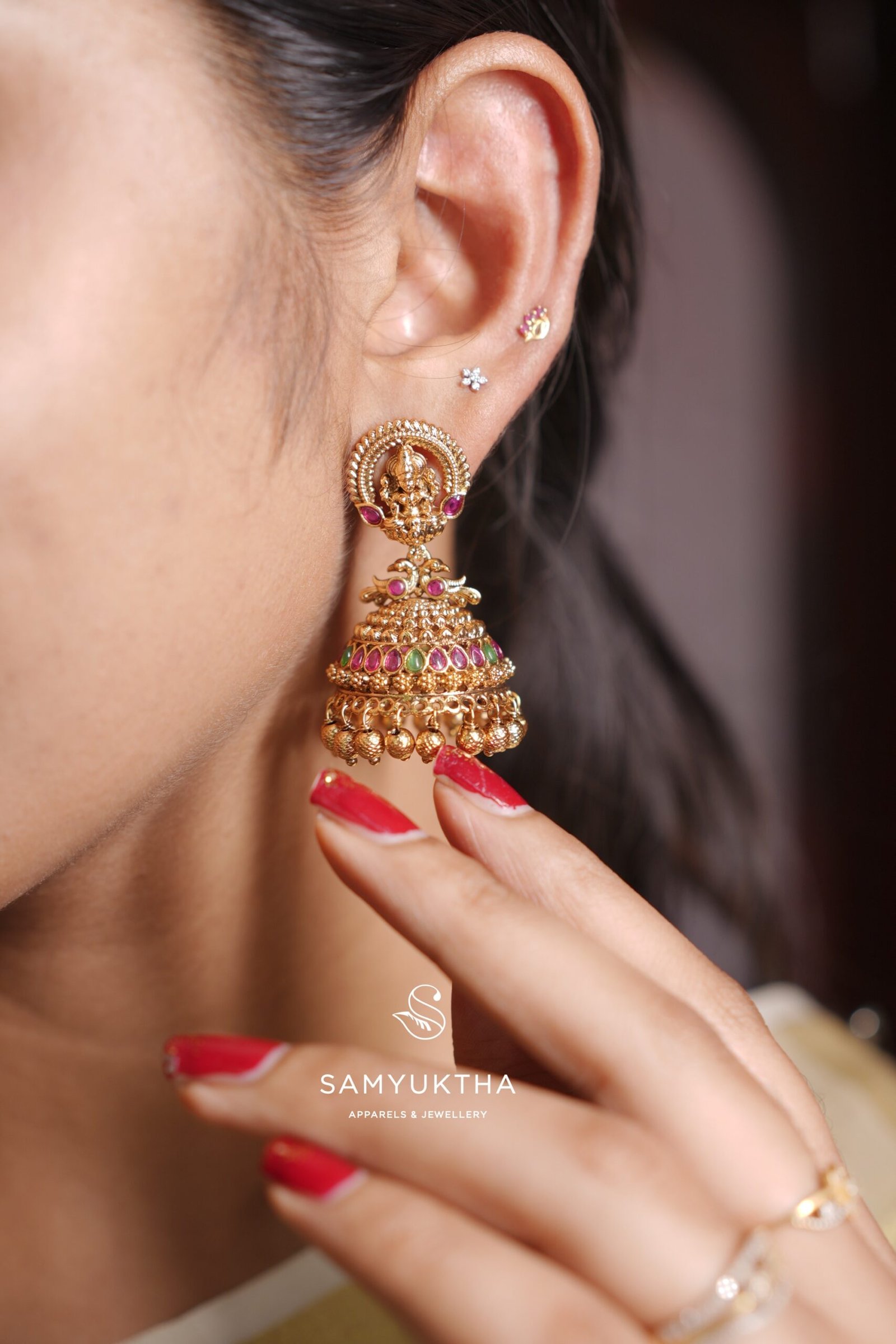Premium antique jumka earrings